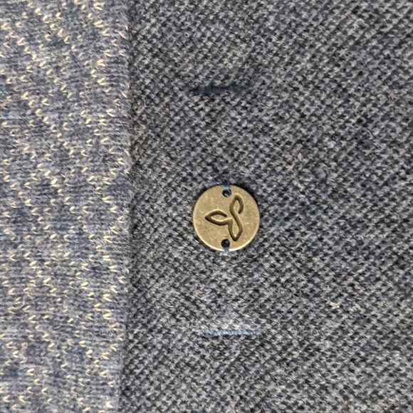 Prana Wool Blend Men's Long Sleeve Mock Neck Pullover Sweater Size Medium - Picture 8 of 13